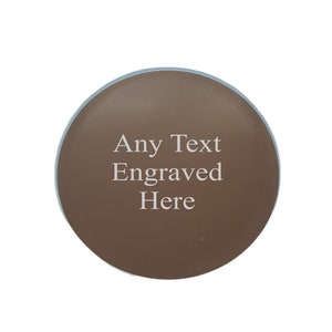 Personalised Engraved Glass Mirror Coaster 10cm Perfect Gift For Birthday Wedding Fathers Day Mothers Day Wine Gin Beer Tea Coffee