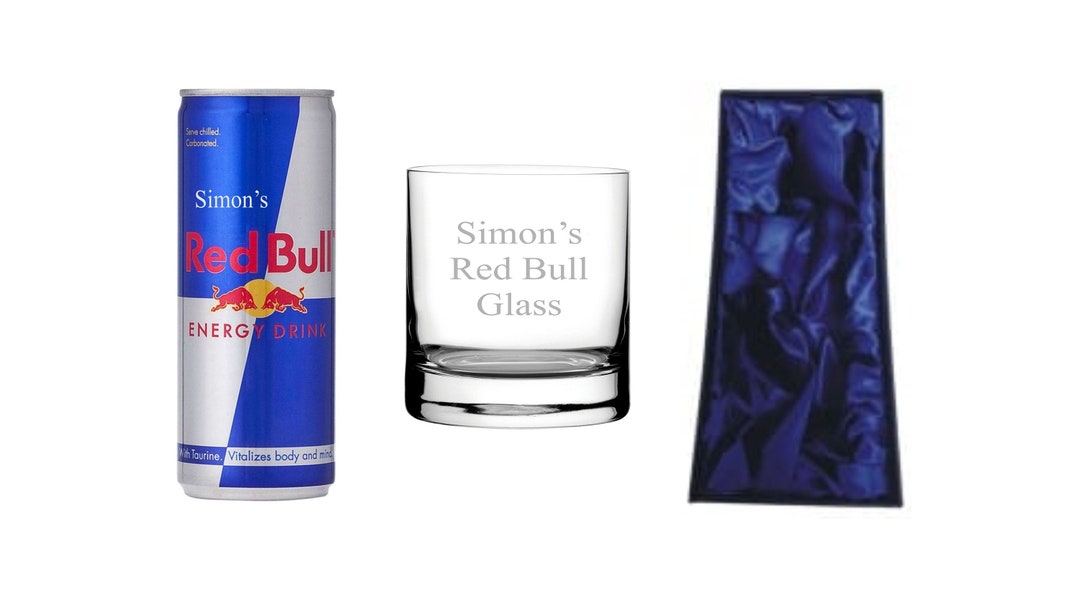 Personalised Engraved Red Bull Can