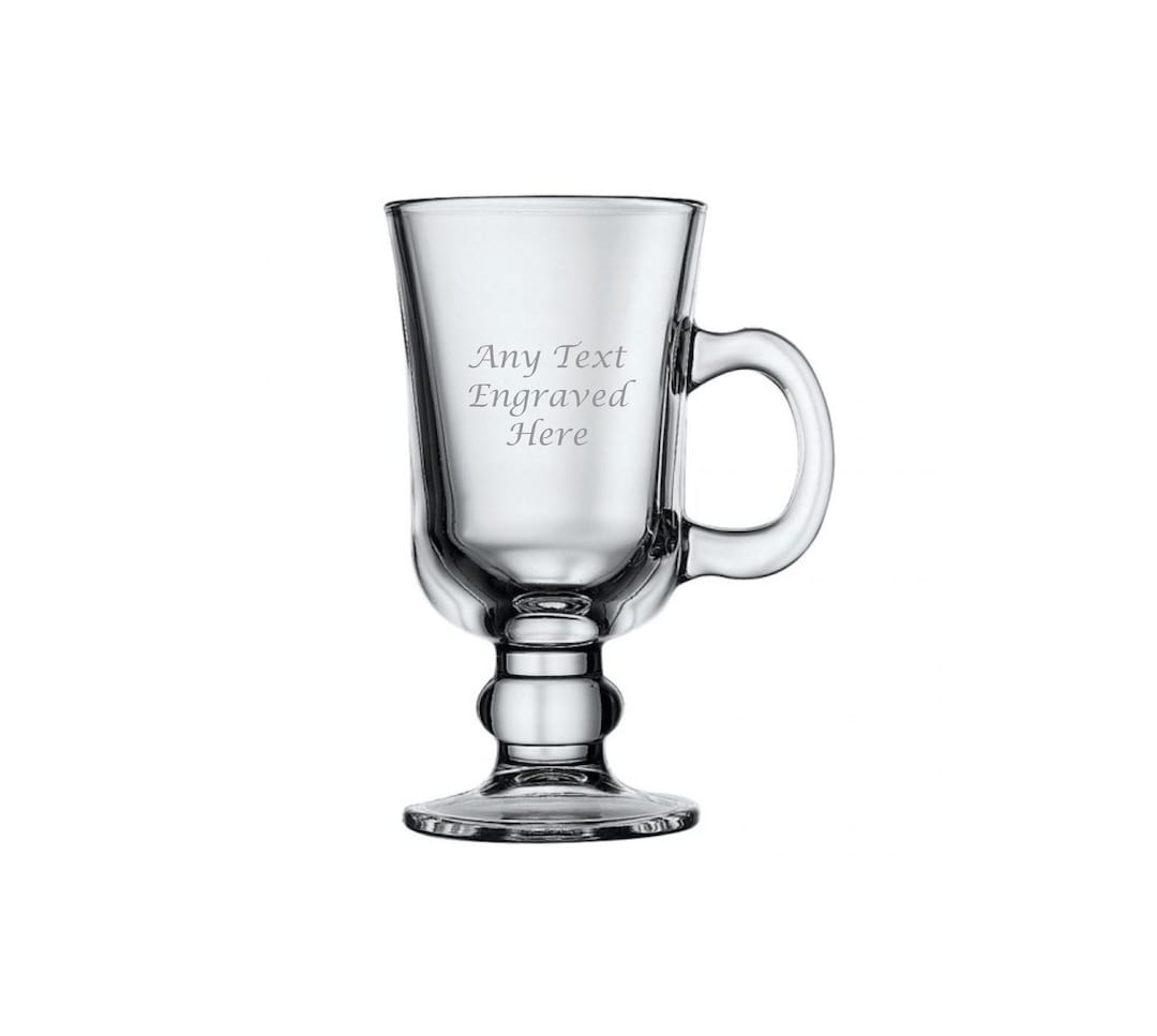 Personalised Irish Coffee Glass 8oz 23cl Etsy UK