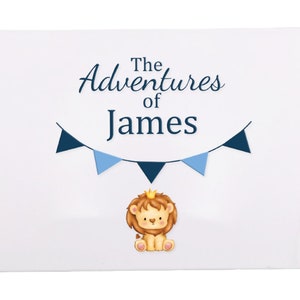 Personalised The Adventure Of Baby Keepsake Tin Perfect For New Baby Girl Boy Birthday Christmas Gift Various Designs Available (UV PRINTED)