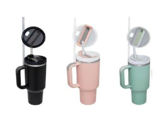 40oz Double Wall Insulated Cup stanley Style With Straw Various Colours  Available 