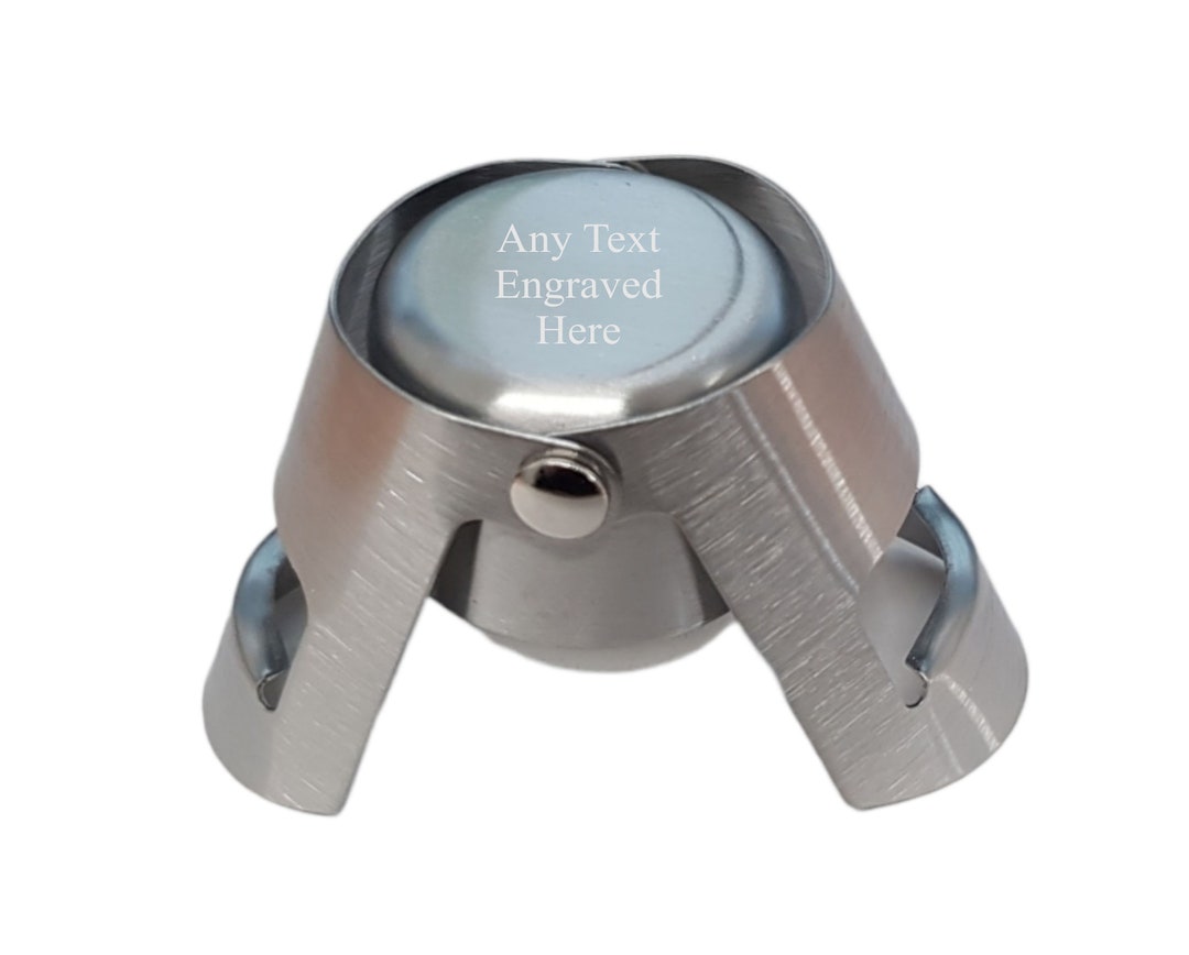 Personalised Engraved Prosecco Champagne Bottle Stopper Personalised