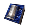 Personalised Stainless Steel US 1 Pint Tankard (500ml) in a Silk Presentation Box - Any Text You Want