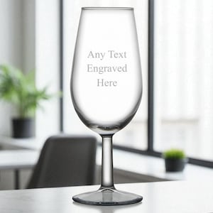 Personalised Engraved Catavinos Whisky / Gin Tasting Glass 8.25oz (25cl) Ideal For Birthday Wedding Anniversary Christmas Retirement Gift