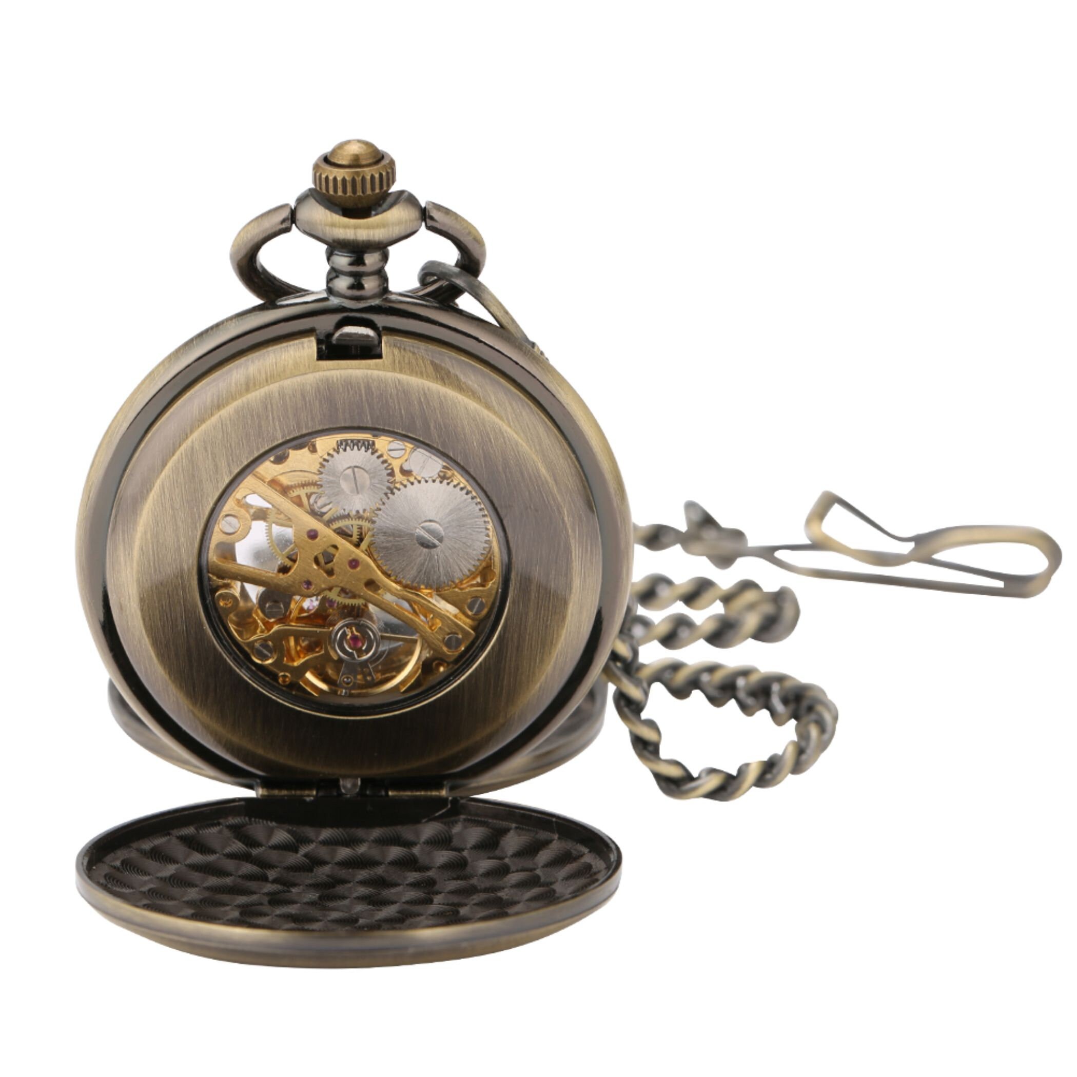 Steampunk zakhorloge met romeinse cijfers | Steampunk Winkel