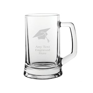 Personalised Engraved Graduation Glass Various Styles Of Glass Available Great Gift For Graduation Pint Gin Wine Vase Champagne Whisky