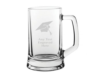 Personalised Engraved Graduation Glass Various Styles Of Glass Available Great Gift For Graduation Pint Gin Wine Vase Champagne Whisky