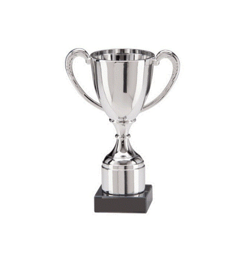 Personalisierter gravierter Huntington Silver Cup Trophy Award Giveaway mit gravierbarer Platte 150 mm Bild 1