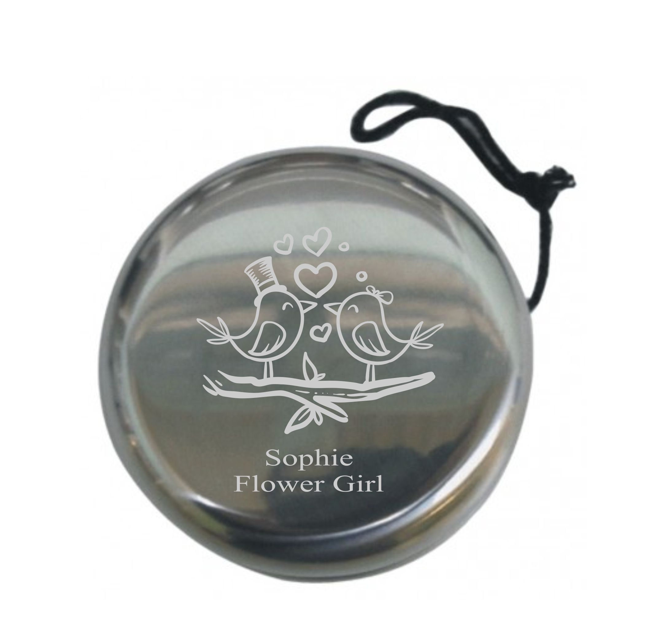 Personalised Engraved Love Birds Yoyo Perfect for Etsy