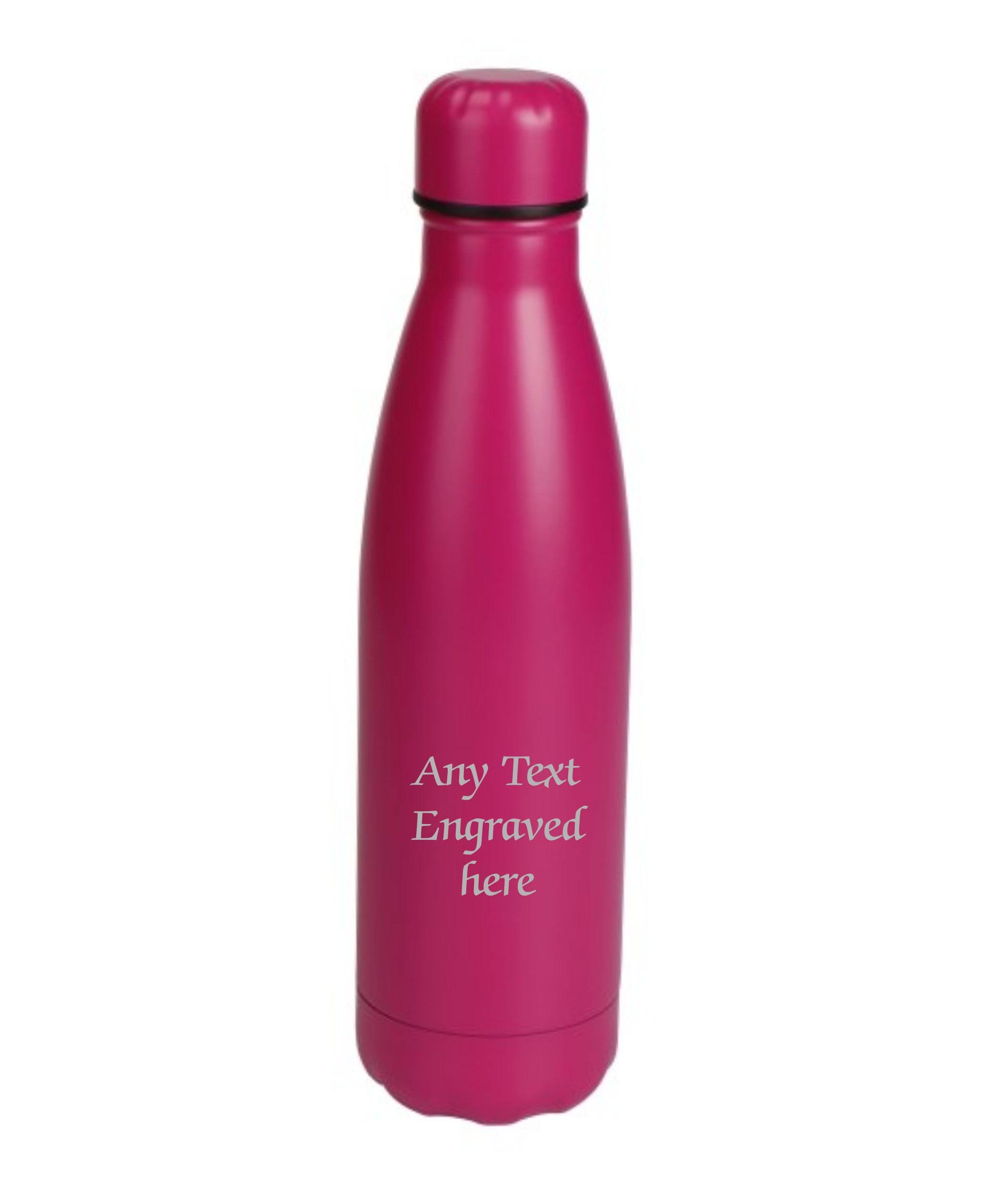 Personalised Hot Pink 500ml Thermos Insulated Water Bottle Etsy