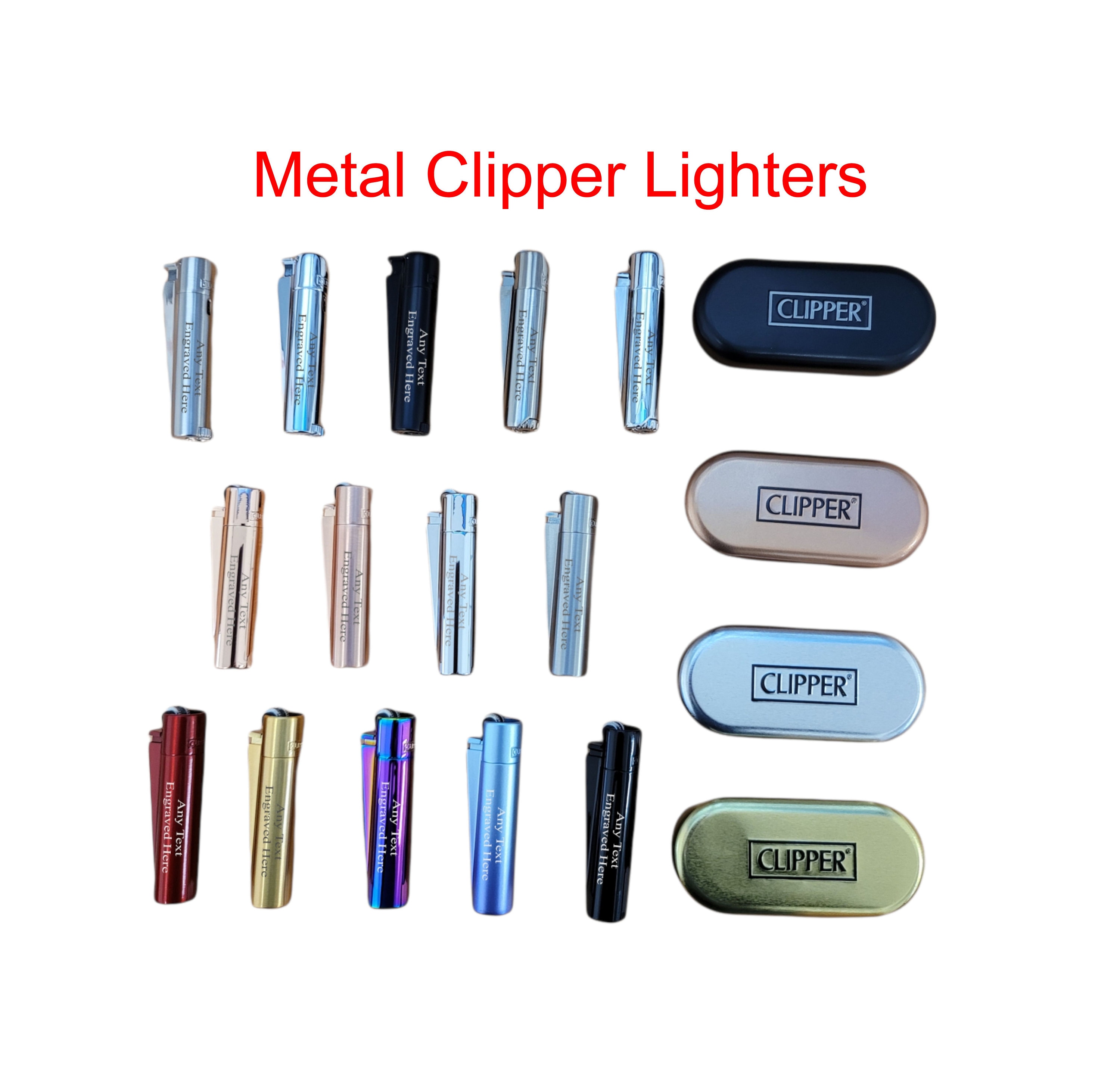 Clipper - Mechero de metal - Oro Rosado