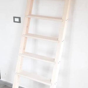 Solid wood ladderMAX solidity for mezzanine bunk bed attic attic