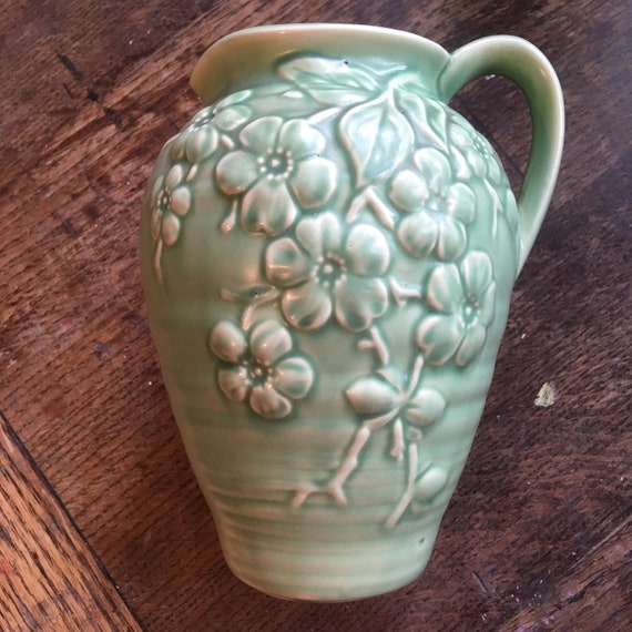 Art Collectibles Pink Cherry Blossom Ceramic Vase Sylvac Fine