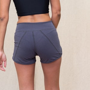 Women yoga shorts made of high quality cotton comfortable activewear for dancers yogis and all free spirits image 6