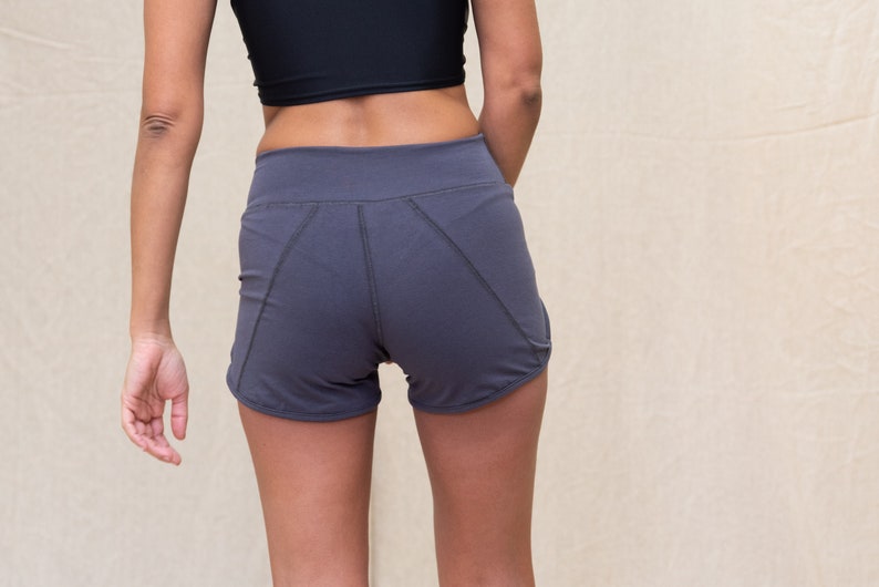 Women yoga shorts made of high quality cotton comfortable activewear for dancers yogis and all free spirits image 6