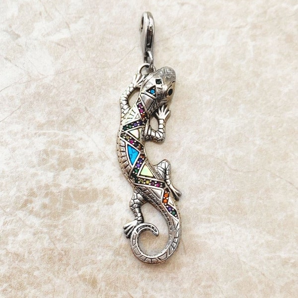 Eidechse Ketten Anhänger | Charm | 925 Sterling Silber | Jewelry For Women