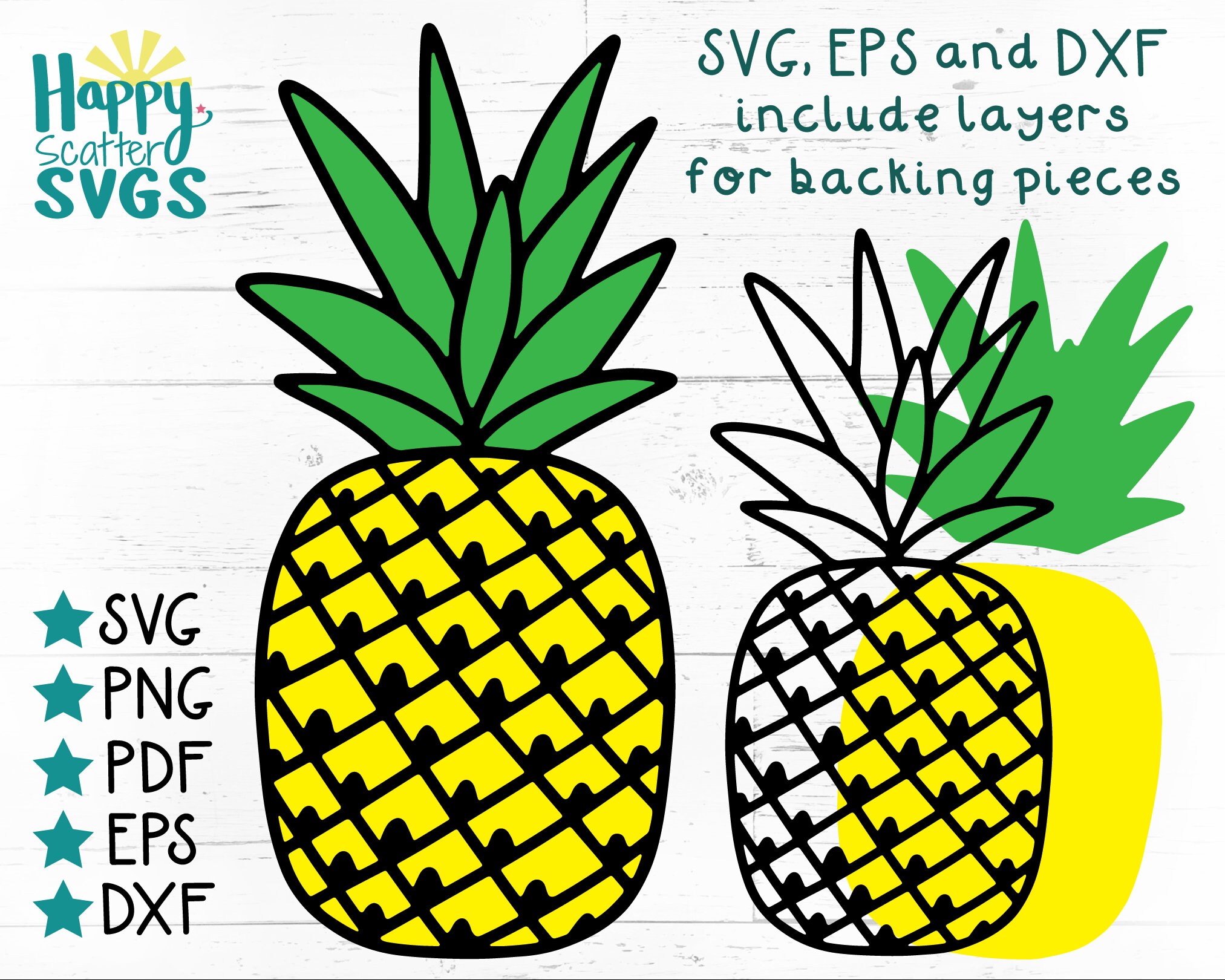 Free Free Layered Pineapple Svg 1 SVG PNG EPS DXF File