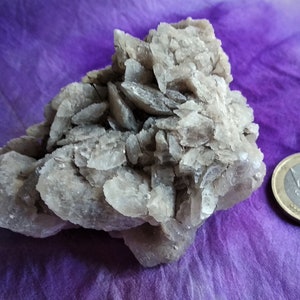 Gypsum crystal cluster