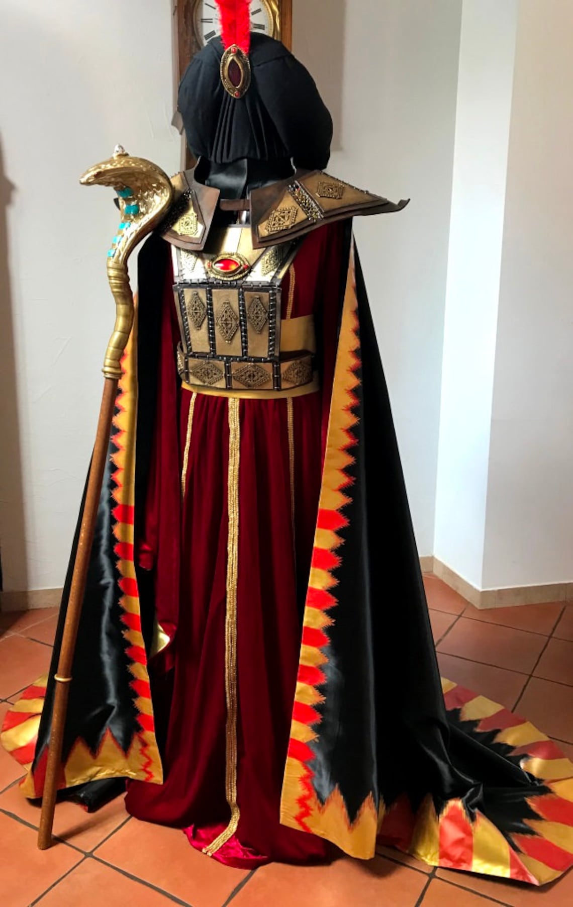 High Quality Handmade Jafar costume Aladdin Movie 2019 Staff Etsy