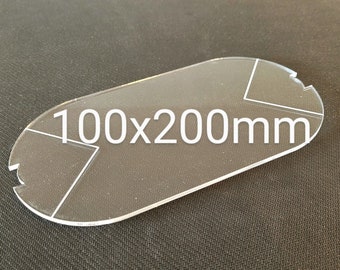 SWL - Socle acrylique ovale 100x200mm (x1)