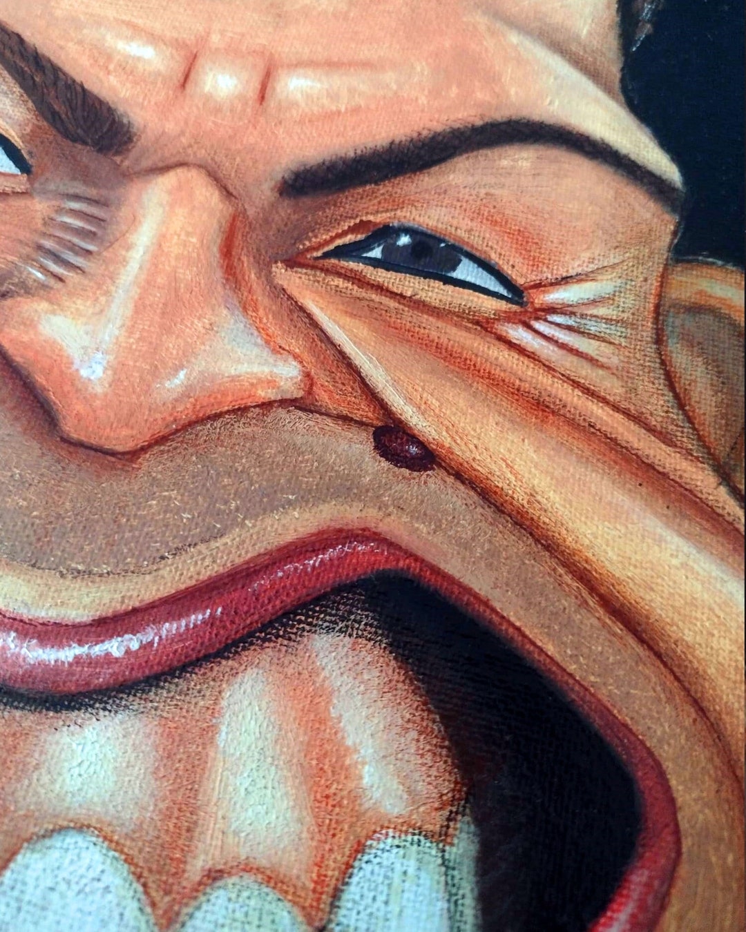 Original (1/1) and Funny CRISTIANO RONALDO (CR7) Artwork Hand