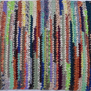 Crochet Rag Rug | Autumn | Recycled Rug | Colourful | Handmade