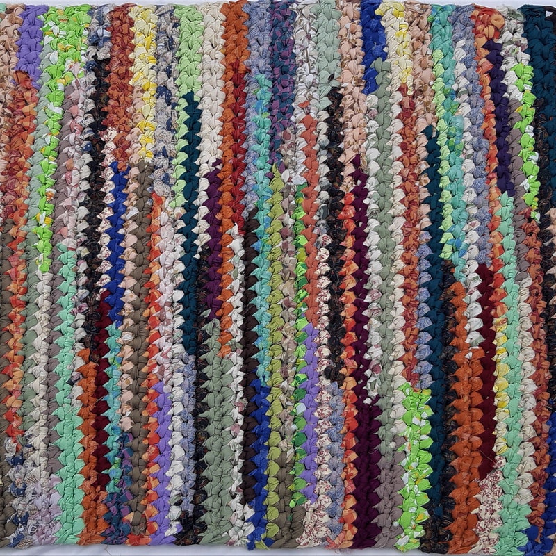 Crocheted Rag Rug - Etsy