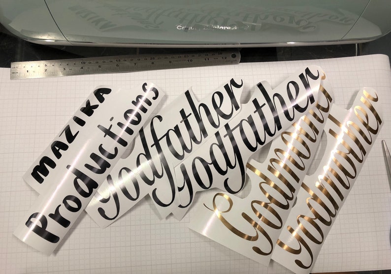 Custom Made Vinyl & Adhesive Foil Stickers/decals Etsy Australia