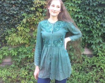 1990&#39;s Grunge Blouse