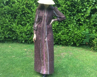 Vestido Boho Retro Hippy de 1970