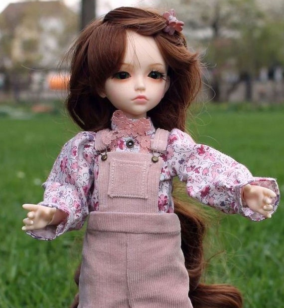 Flowered Victorian Blouse for Iplehouse KID 1 6 BJD Dolls Flowers