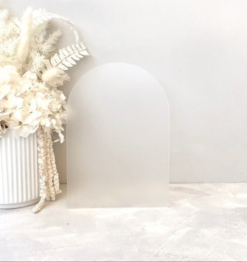 Acrylic Blank Only Arched Blank Sign A5 A4 Craft Blank Etsy Australia