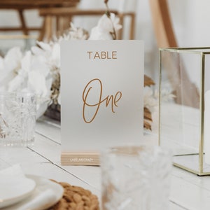 Acrylic Table Number | Signs with Base | Wedding Table Number | Table Numbers | Frosted Acrylic | Wedding Decor | Wedding Event Signs