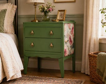 Vintage Upcycled Lebus Chest of Drawers