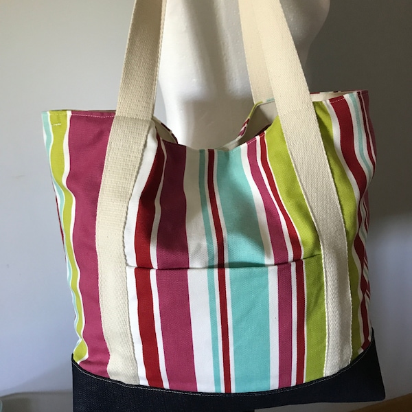 Sac cabas tissu