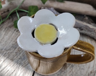 Ceramic Egg separator | Handmade Kitchen Tool | Handmade in Wales | V21 Pottery
