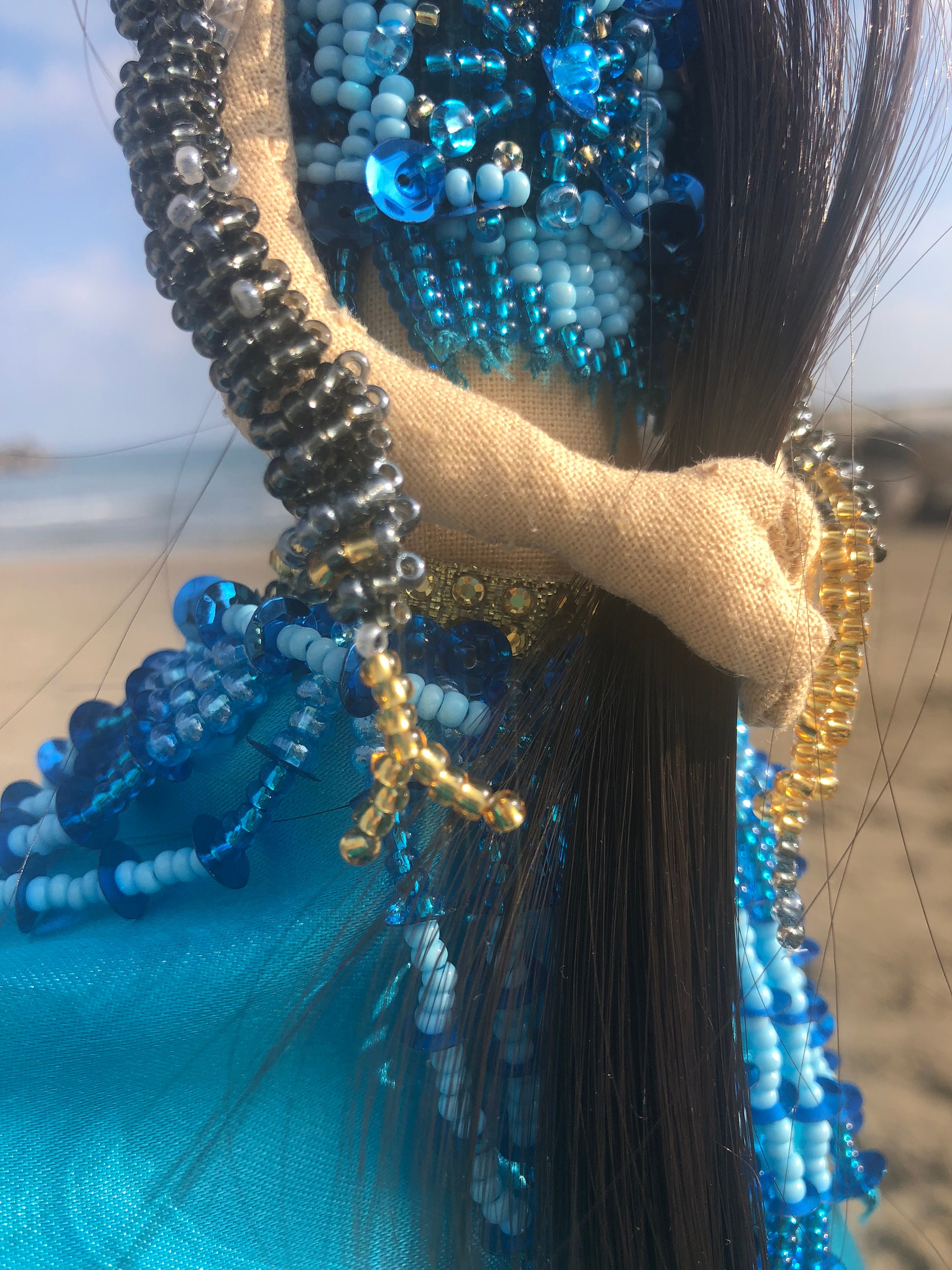 Soft doll Soft Barbie type Interior doll textile doll East | Etsy