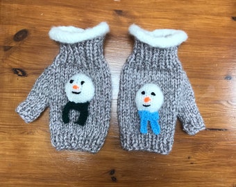 New hand knitted Adult texting mittens/ Adult mittens/ Hand knitted mittens/ mittens/ hand knitted gloves