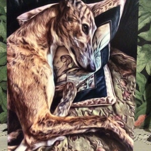 Carte toutes occasions lévrier Lurcher Whippet