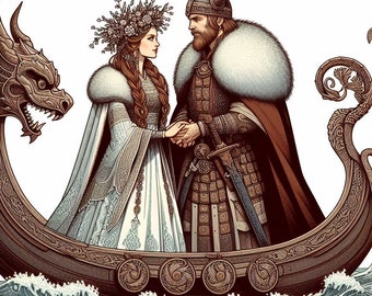 Viking Wedding Card benefits retired greyhounds