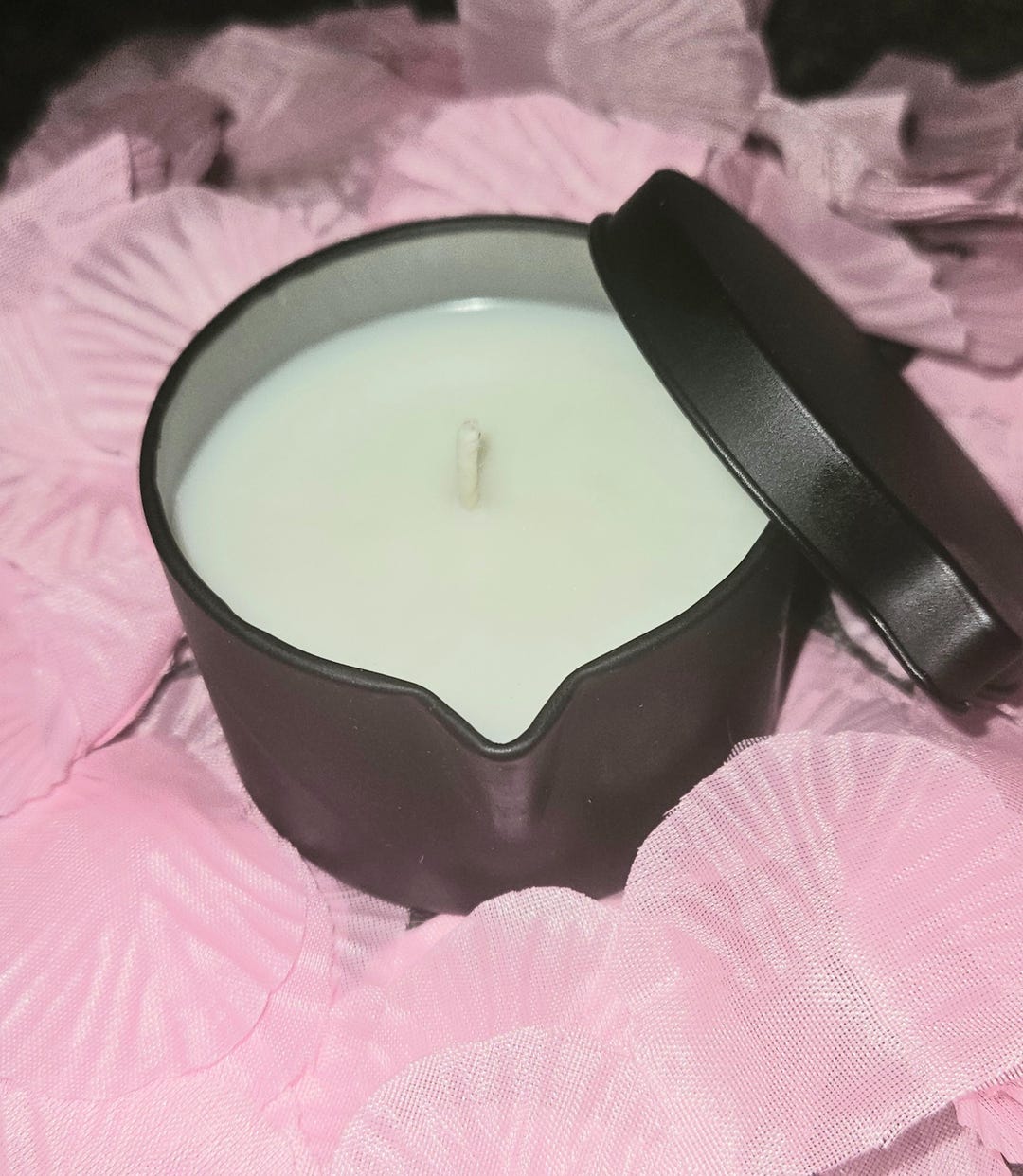 Saashi 6PCS Massage Oil Candle with Essential Oils Luxury Soy Wax Scented Candle for Spa Salon