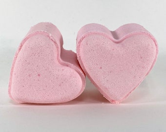 Heart Shaped Bath Bombs for Valentine's Day Gift