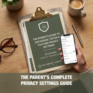 Instagram TikTok YouTube Privacy Guide for Parents | Kids Social Media Safety | Parental Controls PDF | Digital Download