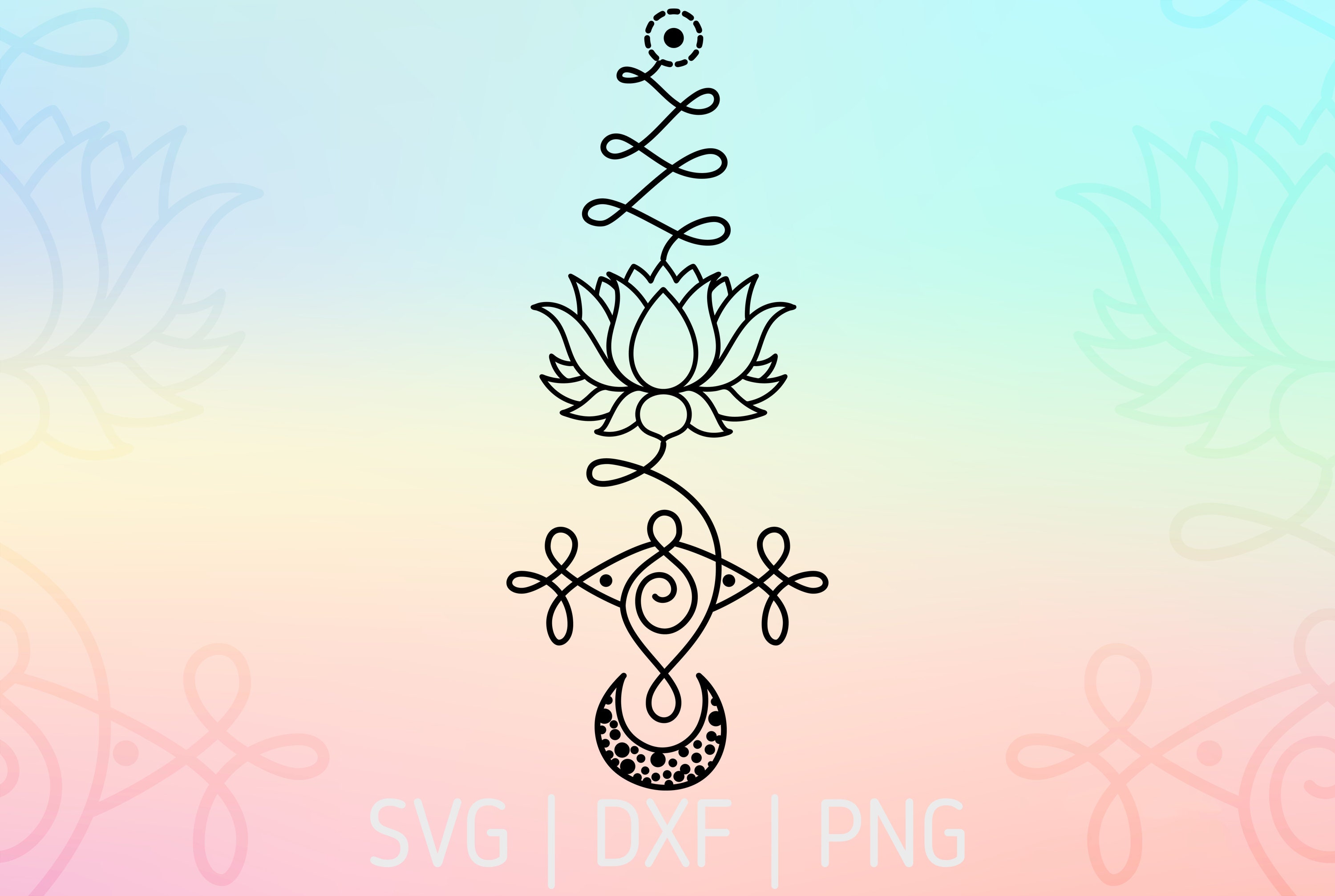 Meditation SVG Unalome Symbol Yoga SVG Chakra Svg Lotus Flower Vector Digital Cut File CricutSilhouette Eps Png Dxf Buddha SVG Bundle