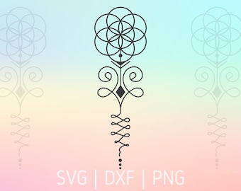 Spiritual Gangsta SVG DXF PNG Files For Cricut Spiritual Funny Yoga Studio Design Yoga Lover Healing Sacred Energy Crafting Cutting