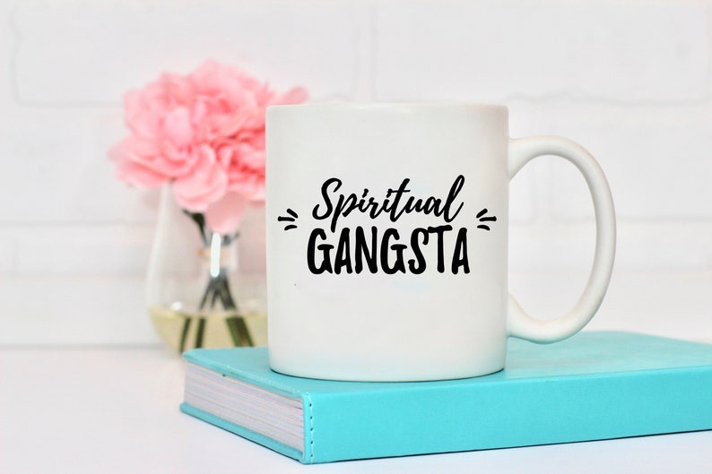 Spiritual Gangsta SVG DXF PNG Files For Cricut Spiritual Funny Yoga Studio Design Yoga Lover Healing Sacred Energy Crafting Cutting