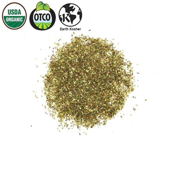 Organic Green Rooibos Tea/Healthy Mild Loose Tea Gift/Natural/Bulk Dry Leaf/Without Caffeine/Soothe Allergy/Beauty/Immune Support/Anti-Aging
