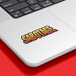 SABOTAGE Beastie Boys Sticker | Laptop, Yeti, Stanley, 90s, Nostalgia, Spike Jonze, Beastie Boys, Ill Communication