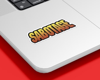 Naklejka SABOTAGE Beastie Boys | Laptop, Yeti, Stanley, Lata 90., Nostalgia, Spike Jonze, Beastie Boys, Ill Communication