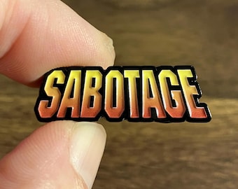 Sabotage Beastie Enamel Pin | 90s, MTV, Music, Lapel, Ill Communication, Hip Hop, Boys